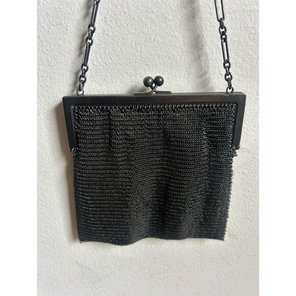 Antique Silver Mesh Chainmail Purse | Victorian Art Nouveau Style | Collectible - Picture 1 of 5